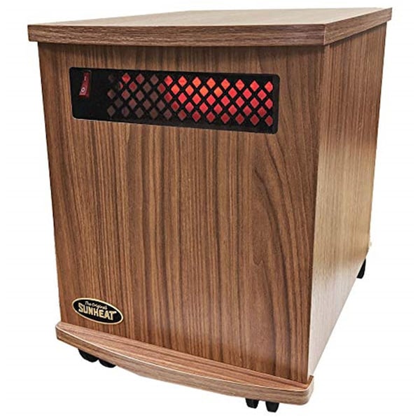 Sunheat Intl USA1500 5 Year Warranty Infrared Fully HeaterAmerican Walnut 150100007 - main